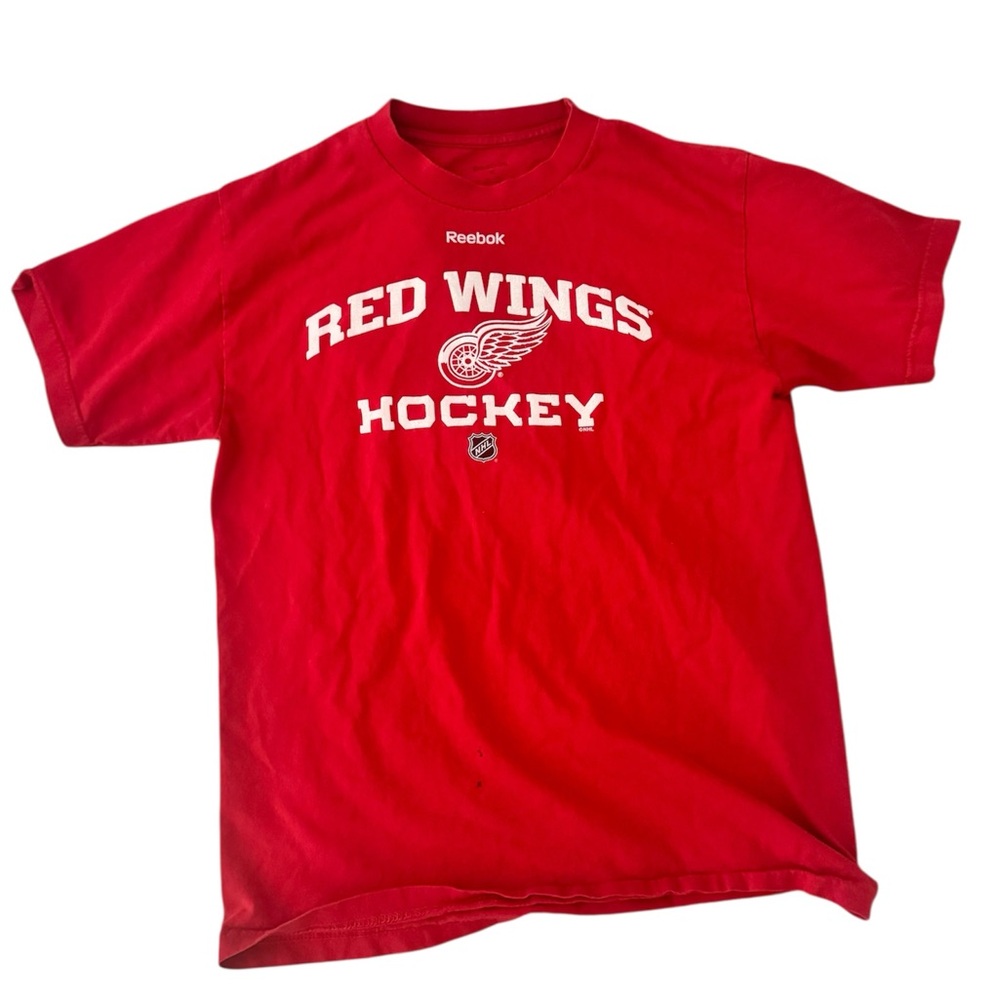 Reebok Red Wings Hockey Red Shirt